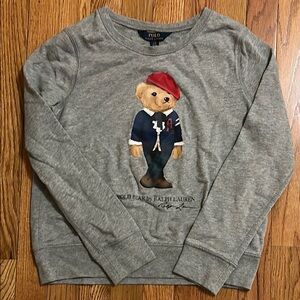 Polo Ralph Lauren Grey Bear Sweatshirt